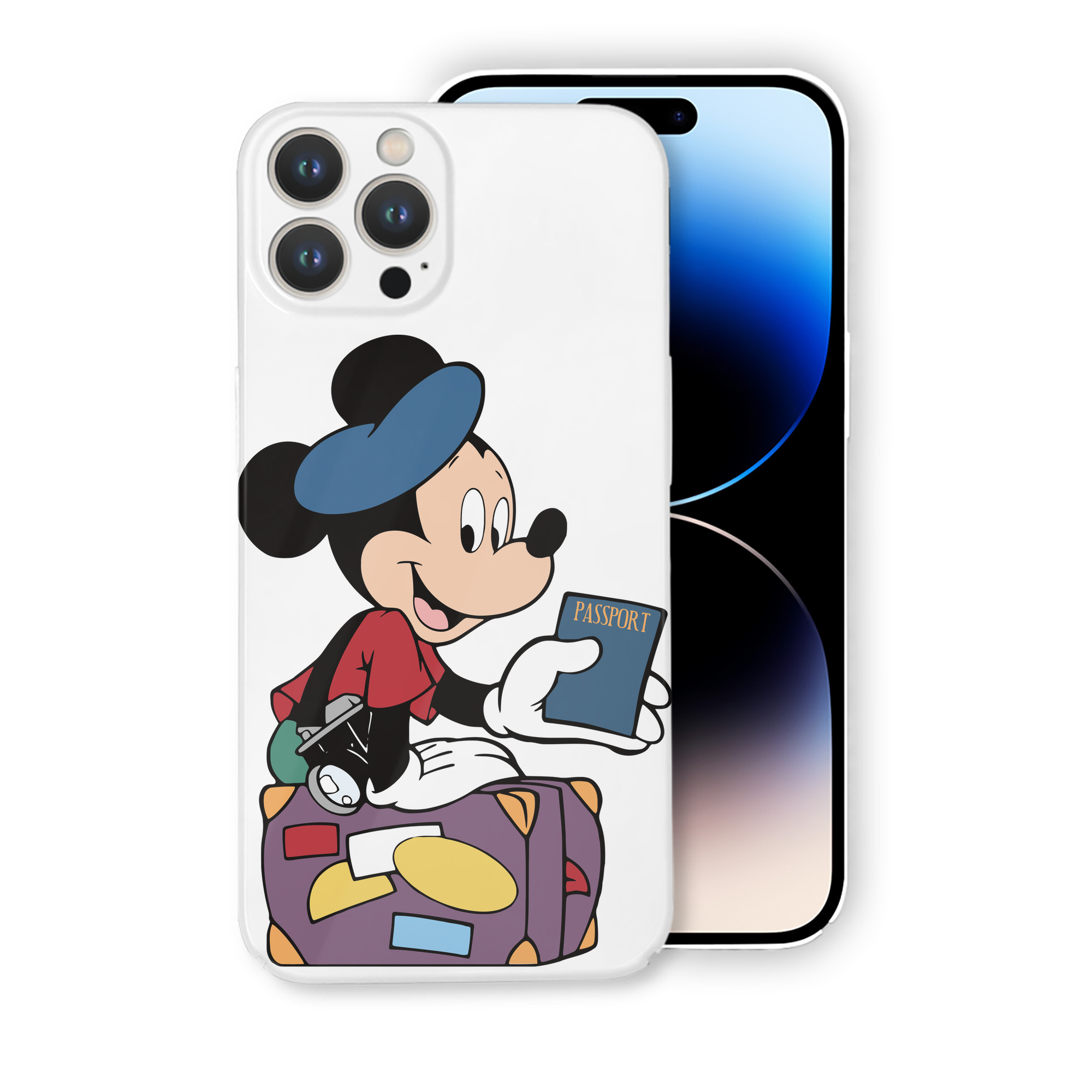 （画像用） ミッキーマウス Mickey Mouse 【iPhone 14シリーズ対応】ハードケース